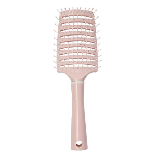 Shape fluffy ribs curved high skull hair care top large curved comb for women and men curly hair salon wide tooth hair smoothing massage comb ribs comb blue 1