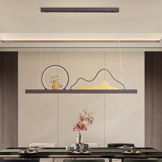 OPP 2025 Neue chinesische Kronleuchter Emaille Crafts Restaurant Tea Room Lamp Simple Zen Chinese Style Bar 9905-Small