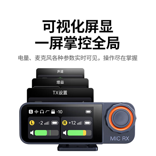 Green Alliance MIC6 wireless lavalier microphone one-to-one camera radio microphone live broadcast noise reduction mobile phone radio outdoor anchor video shooting professional equipment 75196