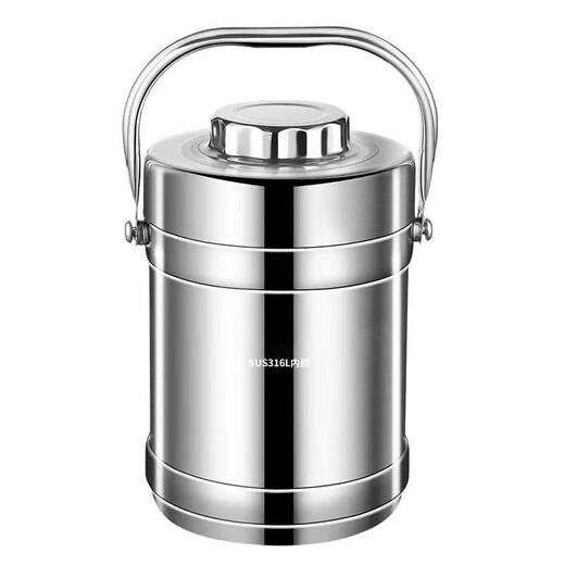 Zwilling (Henckel) 316L stainless steel pot extra long insulated lunch box for office workers and students multi-layer large capacity portable lunch box artifact German grade stainless steel with a rate of 99% 316L straight vacuum insulation 1.5L set +