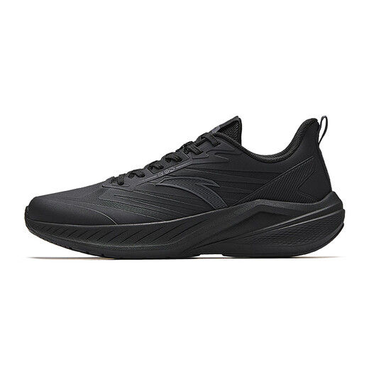 ANTA Yunji | Lightweight cushioning running shoes for men, autumn leather surface water-repellent soft-soled sports shoes, jogging shoes, travel shoes