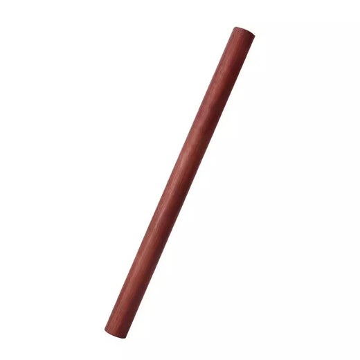 Good Housekeeping Rolling Pin Household solid wood thick red sandalwood rolling pin dumpling wrapper artifact baking tool pressure noodle length 50*3.4cm extra thick + cutting knife
