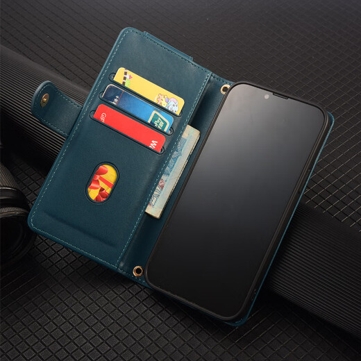 小米（MI）【品质原装】适用于14ultra手机壳钱包式真皮翻盖皮套Xiaomi防摔 爵士黑 小米14ultra