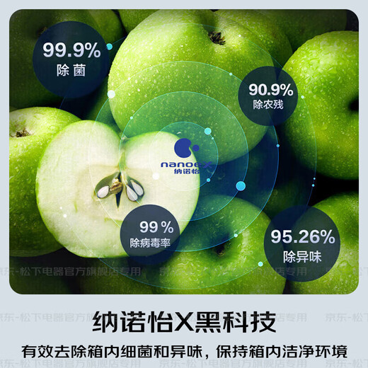 Panasonic (Panasonic) national subsidy Dabai PRO refrigerator French multi-door 460 ultra-thin zero-embedded dual-system refrigerator air-cooled and frost-free first-class energy efficiency energy-saving free temperature change Dabai PRO 460 flat-embedded automatic ice making EW46BXB-K