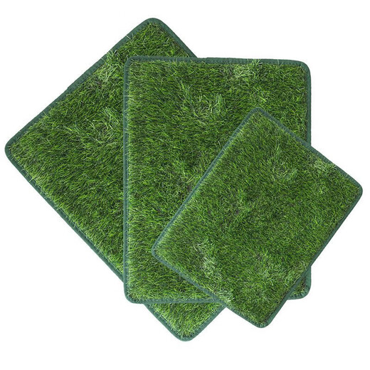 Pet Lawn Dog Toilet Lawn Urgent Mat Courtyard Artificial Lawn Pet Supplies Balcony Decoration Cutting Medium (58*46cm)