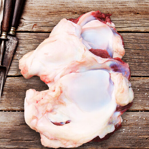 HUADONG Australian Teys Original Cut Beef Bone Bones 4Jin Jin entsprechend 0,5 kg (einschließlich Saucenpaket) Gefrorene gedünstete Rindfleisch-Knieknochen Frisches Rindfleisch