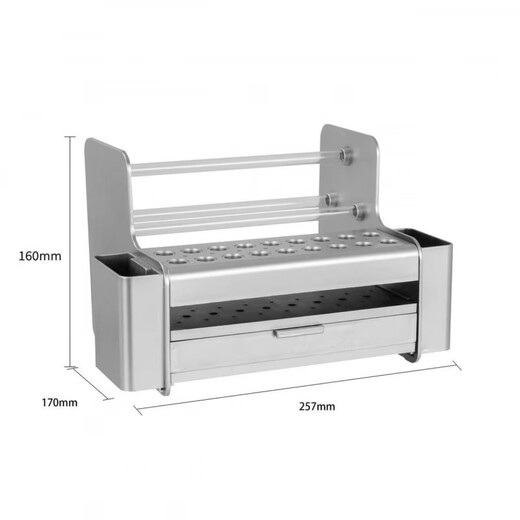 Vinoya multi-function mobile phone repair tool storage box with multiple compartments for parts box desktop storage shelf screwdriver insert box Multi-function mobile phone repair tool storage box with multiple compartments