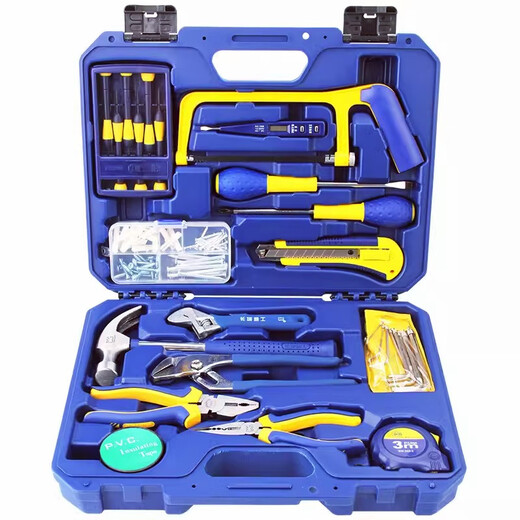 Great Wall Household Tool Box Set Hardware Tools Complete Set of Repair Combination Tools 11pcs Household Combination Tools