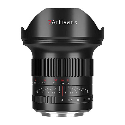 Seven Craftsmen 15mm f4.0 ultra wide-angle full-frame lens, mirrorless camera mount, manual focus, black, Canon RF mount