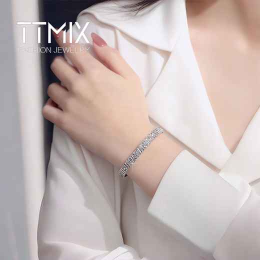 TTMIX platinum bracelet pt950 platinum bracelet platinum bracelet fashionable high-end platinum bracelet for girlfriend custom deposit custom engraving