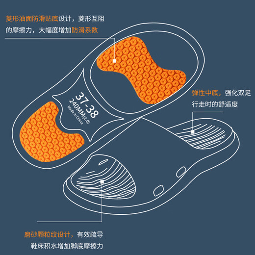 Jieliya elderly anti-slip slippers for women summer indoor home home elderly bathroom bath deodorant household slippers for women pink 37-38 (standard code)