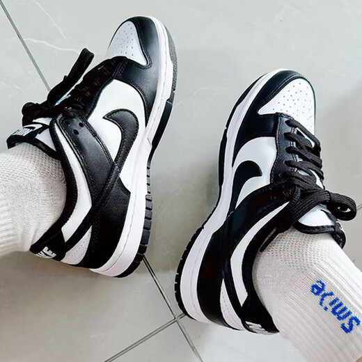耐克（NIKE）官方舰店男鞋女鞋新款Dunk Low情侣运动鞋黑白熊猫低帮休闲鞋板鞋 CW1590/DD1391/熊猫DUNK 44
