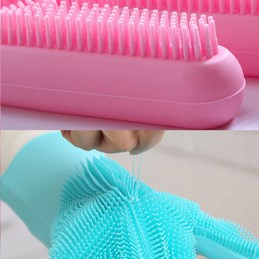 Special silicone bathing gloves for hedgehogs, pet rabbit, guinea pig bathing and massage tools, brush to prevent scratching and biting, small pet bathing silicone gloves