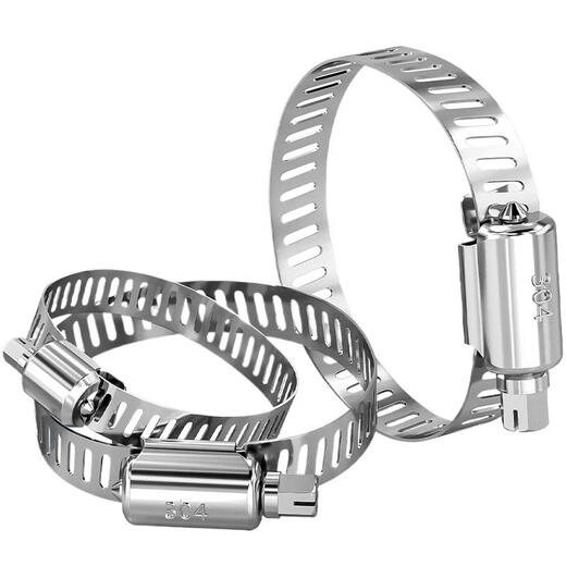 Tianzhuo Hardware 304 stainless steel hose hoop clamp pipe clamp live hoop water pipe range hood washing machine gas pipe 91-114mm (diameter) - 600 pieces (full box)
