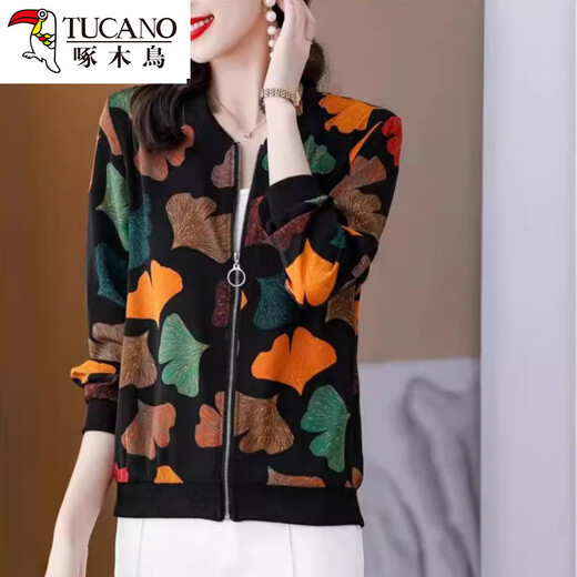 Moda de carpintero de carpintería de color estampado con cremallera delgada de la cremallera