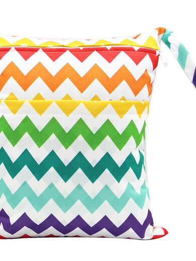 SARTILL baby stroller hanging bag stroller hanging bag diaper bag out-and-out storage bag clothes diaper portable storage bag swimming ring double layer large 36*30CM