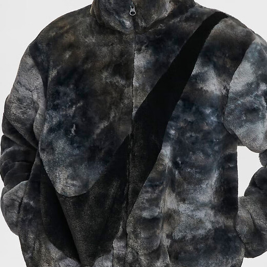Nike (Nike) Женская лучшая весенняя плюшевая куртка Большой крюк теплый куртка HQ4871-010 HQ4871-010 S