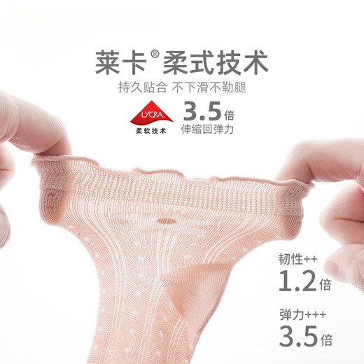 Newborn baby socks spring and summer mesh ultra-thin cartoon mid-tube baby summer boneless cotton socks 9757 series three pairs set 0-6 months XS code suitable for feet 8-10cm long