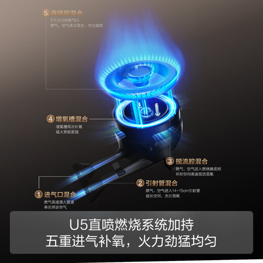 FOTILE Replacement Choice Price/Performance Gas Stove Natural Gas Household Embedded Adjustable Replacement Stove 5.0kW* Fierce Fire Gas Stove TH32B Government Subsidy 20%