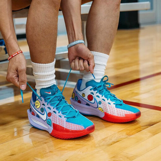 耐克（NIKE）男鞋Air Zoom GT Cut 3 EP紫蓝 防滑耐磨 男子低帮减震实战篮球鞋 HJ6630-900 40.5