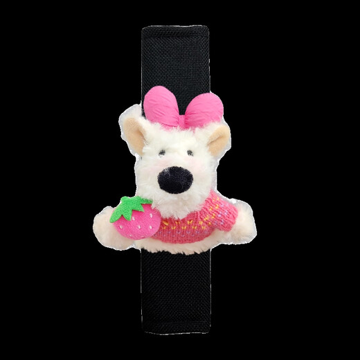 Yusenyi 2024 new car seat belt shoulder pad cover cute West Highland anti-neck car decoration girls car interior accessories Strawberry pink sweater West Highland - 1 shoulder pad cover