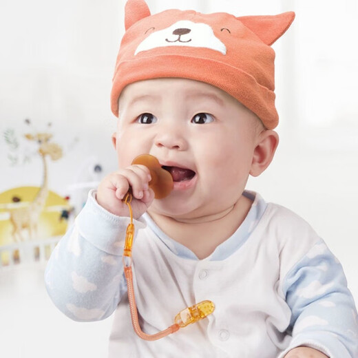 Shixi suitable for chewing small mushroom head teether 0 to 6 months old baby anti-eating hand baby molar stick tooth toy can be boiled and eaten Yuantong packaging
