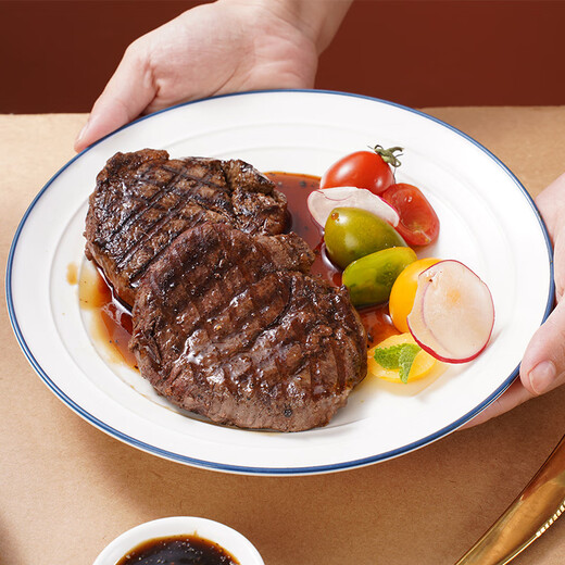 Dahiti boxed filet whole cut seasoned steak set 700g thick cut steak children's beef gift box barbecue