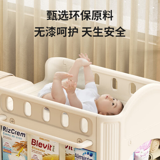 IGIFTFIRE Diaper Table Baby Care Table Newborn Baby Changing Table Massage Touch Bath Table Diaper Table (No Doors + PU Pad