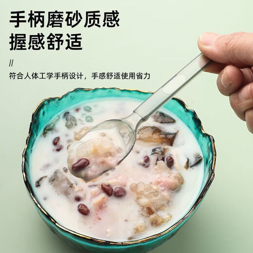 American disposable spoons individually packaged plastic thickened takeaway light food packaged ice powder commercial dessert spoon 100 pieces individually packaged