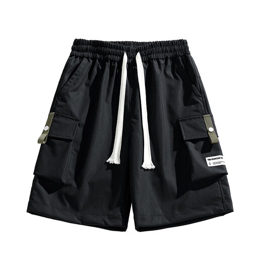 NASA 【夏季薄款宽松】机能工装短裤男士直筒休闲运动五分裤子 军绿 工装款 2XL （150-170斤）