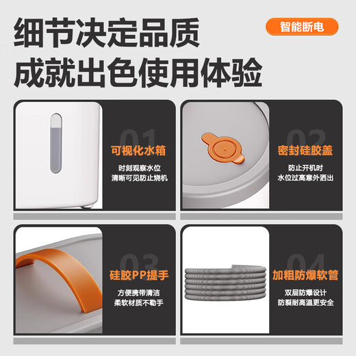 Beijing Materials Selects High Temperature and High Pressure Steam Cleaner, Kitchen Range Hood, Home Appliances, Disinfection, Air Conditioning, Multi-Function Cleaning Machine, Small Household All-in-One Cleaning Tool, Whole House Cleaning Artifact, 2025 Upgraded Motor Model, Whole House Cleaning* Free 12-piece Set