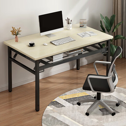 Quanpinwu foldable desk computer desk desktop bedroom simple desk learning writing desk office spring table long table
