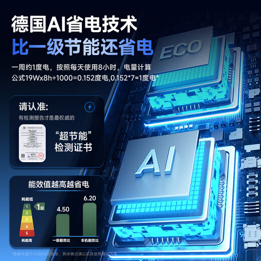 UORRIS (Germany Orris) 2025 air circulation fan intelligent voice large air volume shaking head electric fan household floor fan silent bedroom ultra-quiet first-level energy efficiency negative ion space gray whole house refrigeration circulating air丨Smart voice APP less than 1 kilowatt hour of electricity a day丨silent air supply does not disturb sleep