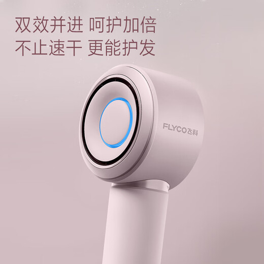 FLYCO high-speed hair dryer home dormitory negative ion quick-drying hair dryer holiday gift FH6371 diamond powder standard hanger