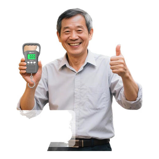 Xiangshan Electronic Scale Portable Express Scale Portable Luggage Scale High-Precision Small Accurate Gram Scale Airport Fishing Hook Scale 60kg Gray Upgraded Tpye-C Rechargeable Model