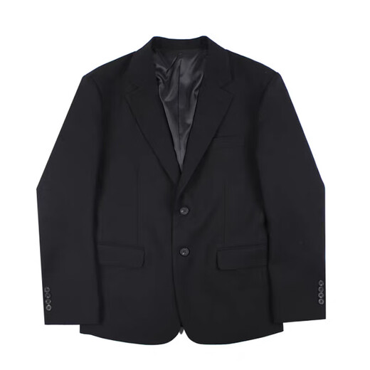 Playboy Spring and Autumn Korean Style Casual Suit Jacket Men's Black Loose Student Formal Business Suit Suit Men's Trend Black Single Suit Free Tie XL Recommended 115-135Jin Jin is equal to 0.5 kg