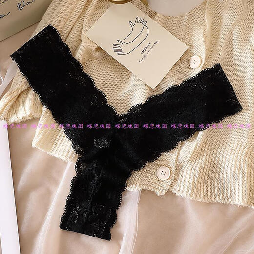 Slightly fat 90250 Jin Jin is equal to 0.5 kg. Large size T-string sexy lace hollow breathable fat mm plus fat plus size T-string pants white - XL90-150 Jin Jin is equal to 0.5 kg