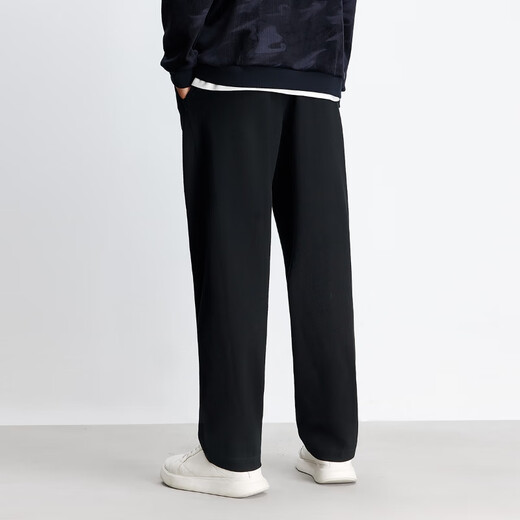 JACK&JONES Men's Autumn Casual Pants Multi-Pocket Embroidery Loose Elastic Drawstring Waist Solid Color Long Pants 225314045