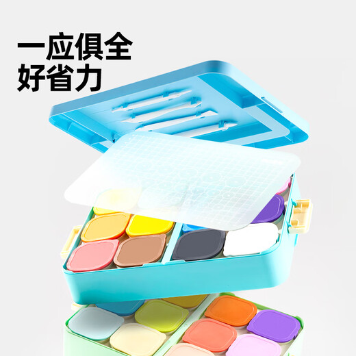 Meile Childhood Boron-Free Ultra-Light Clay Capsule Clay 24 Colors Children's Plasticine Colored Clay Handmade DIY Kindergarten Baby Safe Non-toxic Antibacterial Toys Clay Tools Birthday Gift