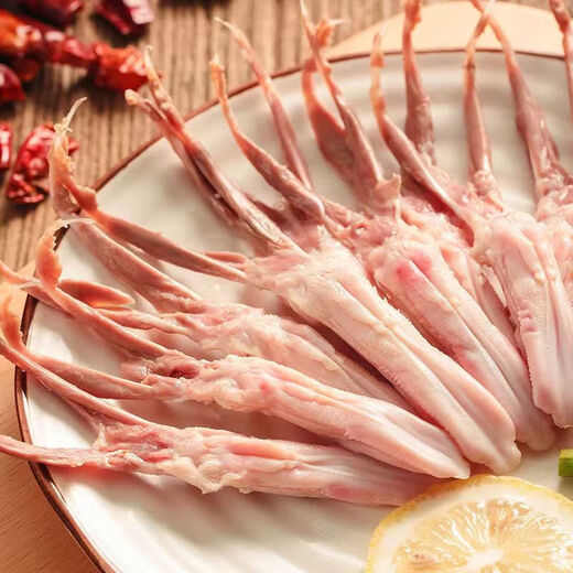 Big factory supply Cherry Valley Duck Frozen Duck Tongue Fresh Duck Tongue Braised Stewed Ingredients Fresh Frozen 2Jin Jin equals 0.5kg Duck Tongue