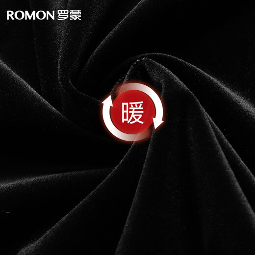 Romon jacket men's spring, autumn and winter new style velvet thickened detachable hooded business casual young and middle-aged dad jacket