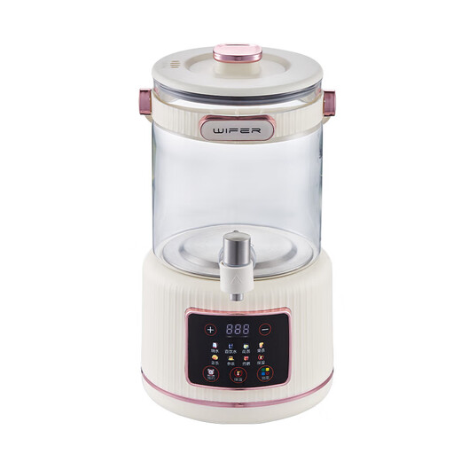 SUBOAER Health Pot 4.5L Large Capacity 316 Heating Plate Multifunctional Household Tea Boiler Stewing Pot Integrated Water Temperature Wine Boiling Teapot Boil Kettle Boiling Kettle Flower Tea Bucket 4.5L Thickened Tea Leak 316 Heating Plate + 10H Constant Temperature Full Glass