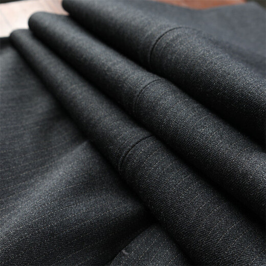 DK high-end men's striped suit suit men's business formal wear groom's best man's wedding wear engagement dress suit jacket blue stripe (suit + trousers) 7XL /64 (205-230Jin Jin equals 0.5 kg)