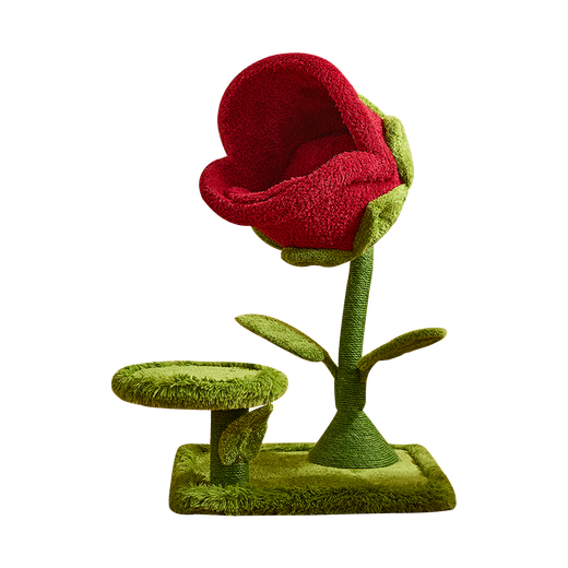 Meow Tree Warm Winter Velvet Cloth Piranha Cat Climbing Frame Small Nest Cat Scratching Board One-piece Cat Nest Universal for All Seasons Closed and Comfortable Piranha Cat Climbing Frame