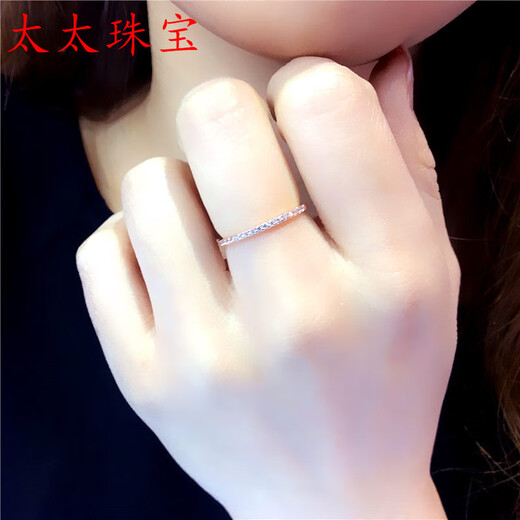 YIBIY Mrs. Jewelry Store's new women's 14k gold color gold ring shiny rose gold zircon ring row of rings for best friends, women's size 11