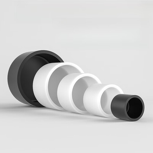 Tongji flat head thickened silicone sleeve high temperature resistant silicone protective sleeve steel pipe round pipe rubber protective cap threaded screw cap inner diameter 50.5 mm * inner length 26.5 mm (default black