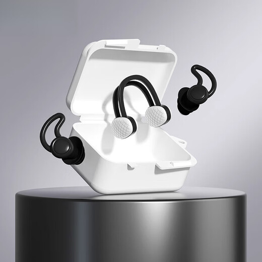 NCNE German quality nose clip waterproof swimming anti-water ingress non-soundproof anti-choking adult and child diving nose clip artifact starry sky black earplugs + nose clip