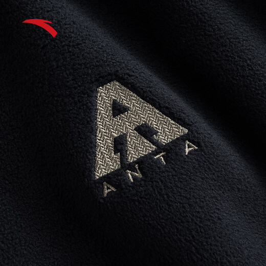 Anta Brother Z's same style fire shell fleece jacket丨Earth Shell 3.0 winter men's lining polar fleece stand-up collar jacket