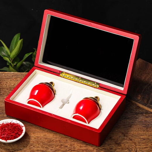 Boshanfu Authentischer Safran -Iran importierte spezielle Original -Safran -Tee für Männer und Frauen in Wasser, um die Menstruation nahrhafte Geschenke Safran Geschenkbox 10g zu regulieren
