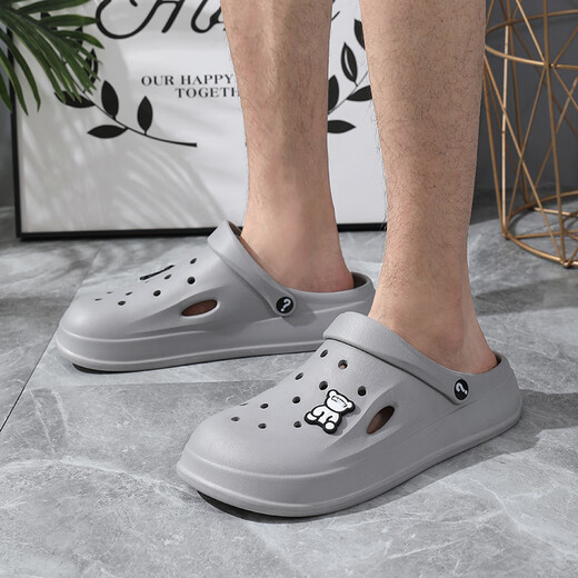 Xuanchun Großgröße Höhlenschuhe 47-49 Männer Sonder 50 Sommer Baotou Slipper Strandschuhe Sandalen große Größe 47 Anti-Slip 9272 Pink 39